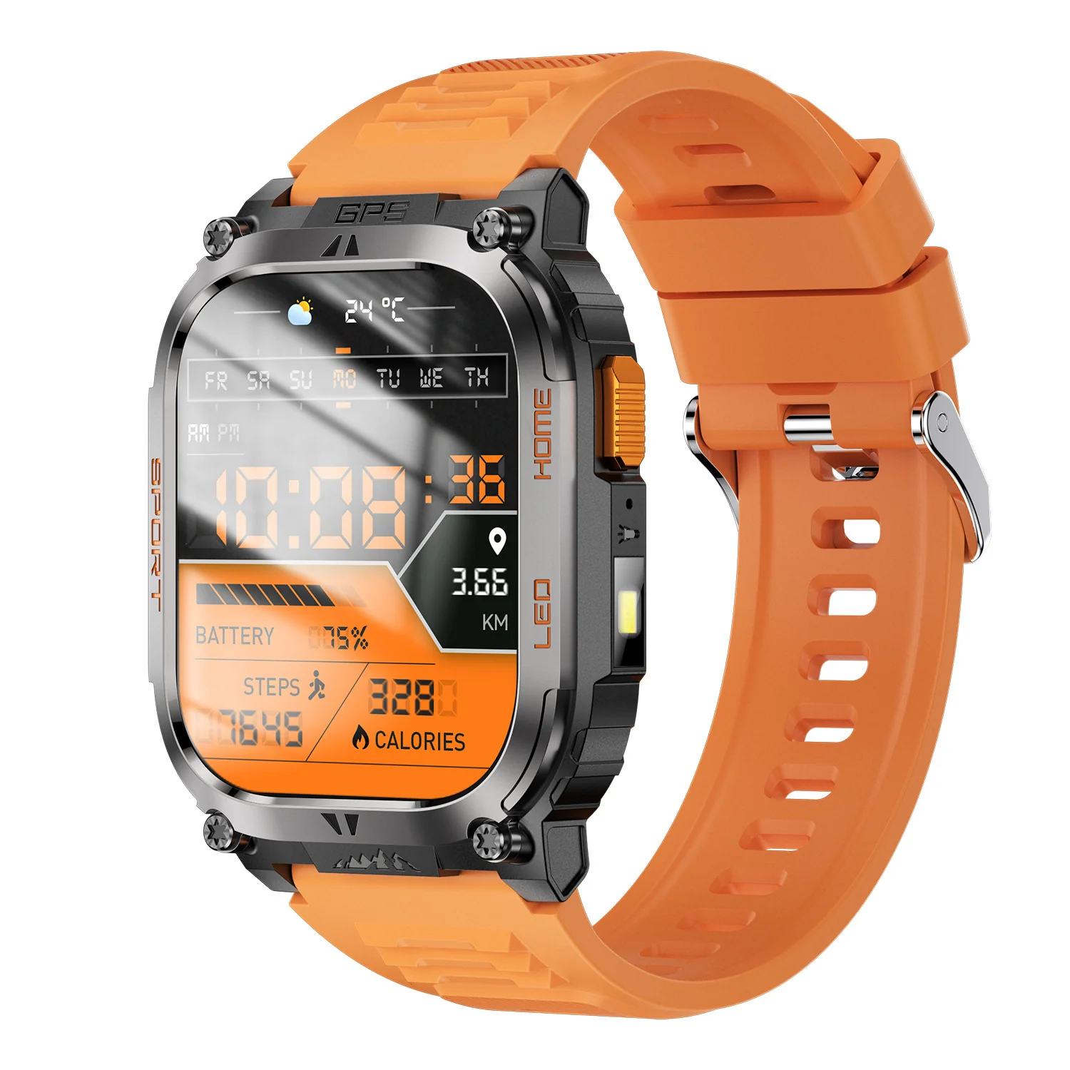 Bracelet Connecté GPS QX18 - Sport Santé LED Suivi Activité – Image 8