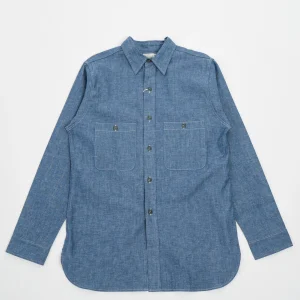 3044 USN Chambray Shirt Sax