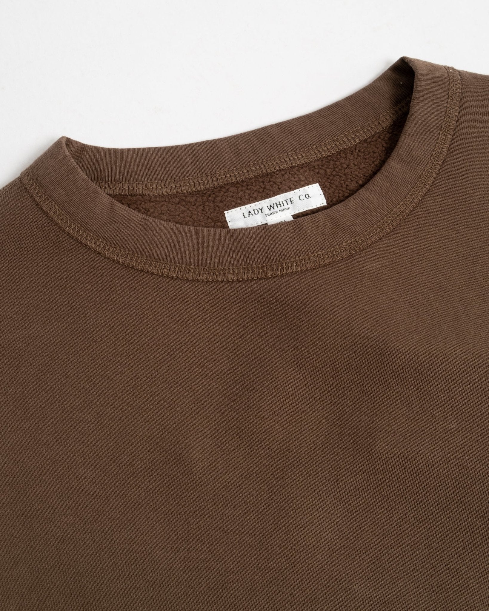 44 Fleece Sweatshirt Dark Taupe – Image 5
