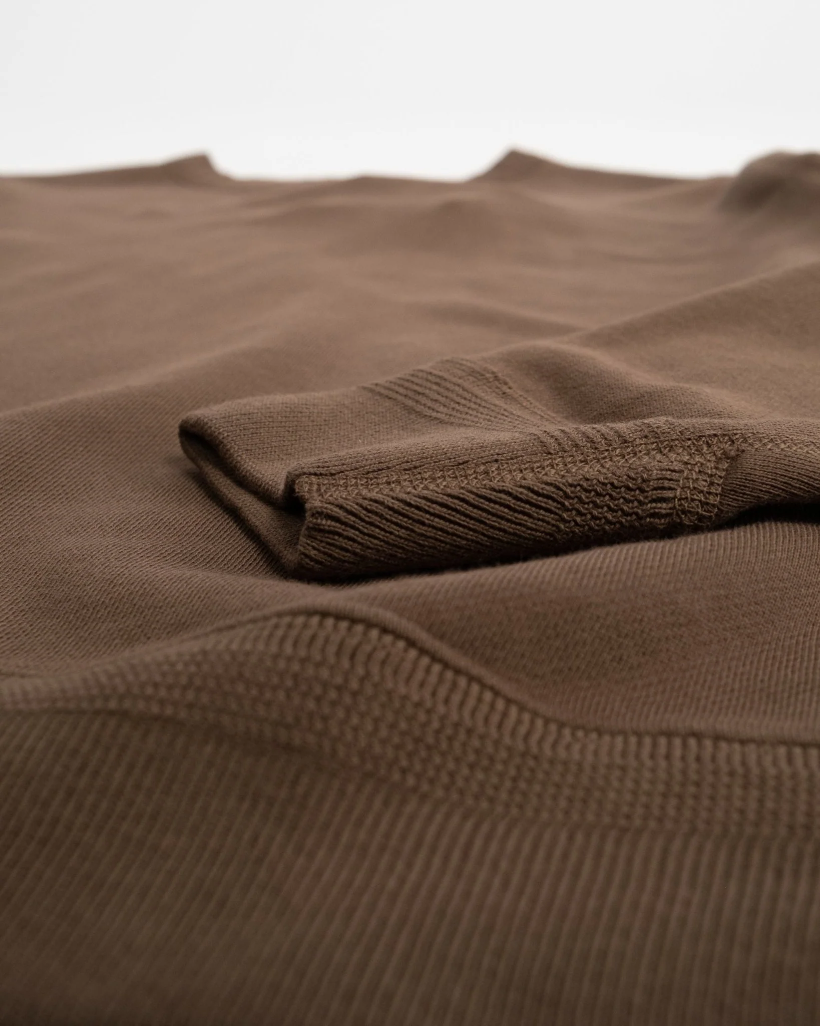 44 Fleece Sweatshirt Dark Taupe – Image 7