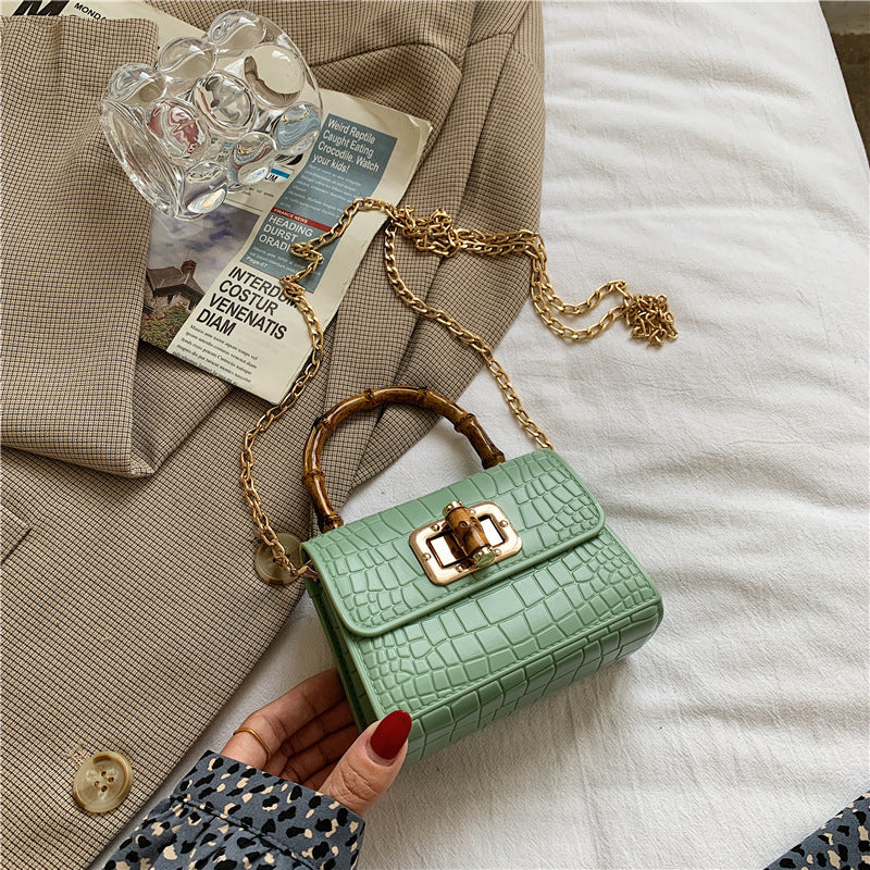 Sac à Main Chaîne Femme Style Japonais-Coréen - Surface Douce – Image 4