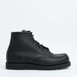 8074 Black Harness Classic Moc Toe
