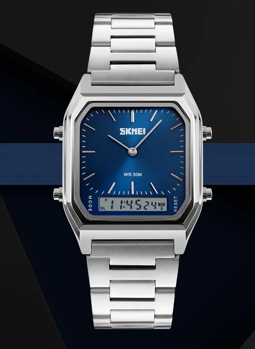 Montre Homme Business Rétro Classique - Bracelet Acier Électronique – Image 7