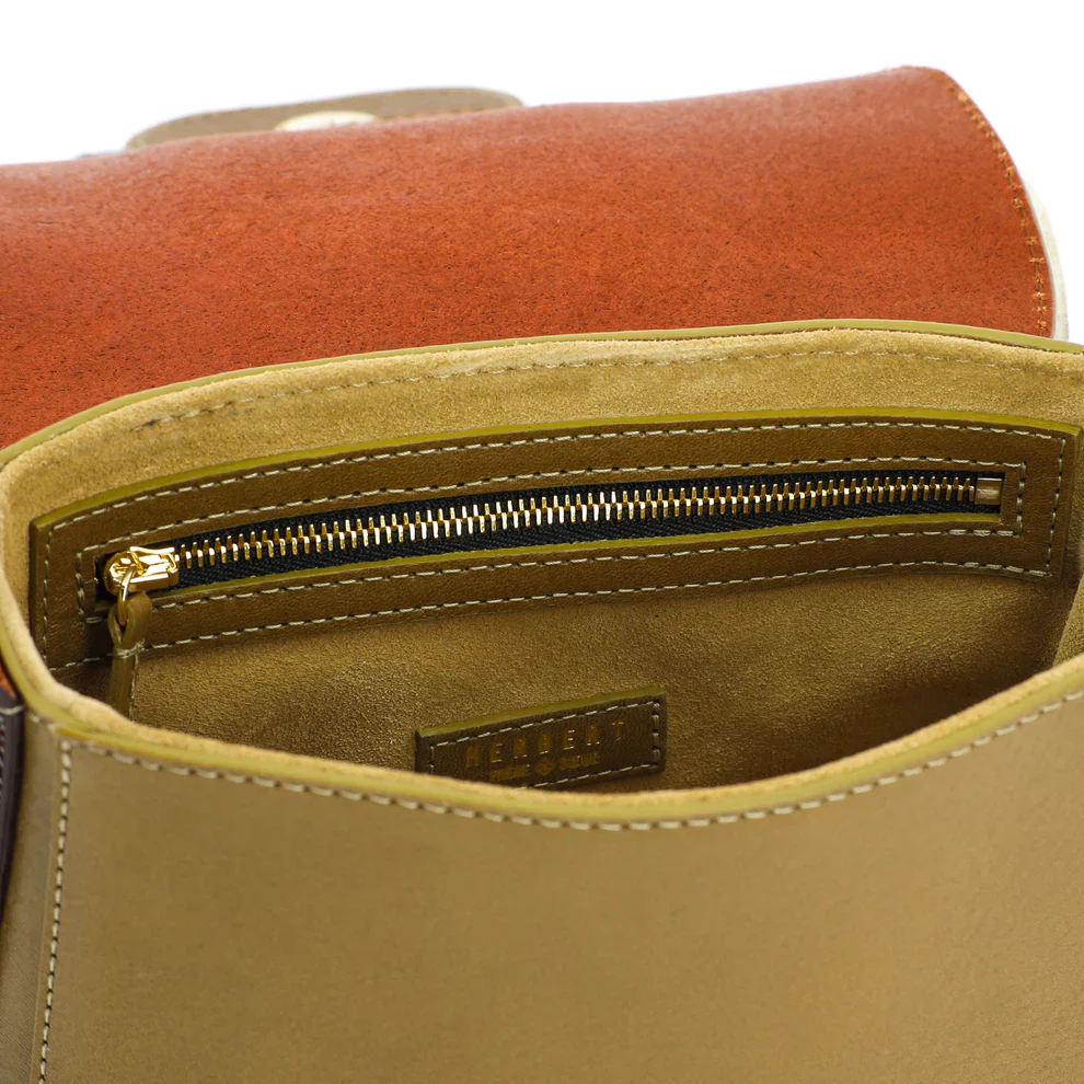 Sac le JUNE Velours Crispy Bronze / Cerise – Image 6