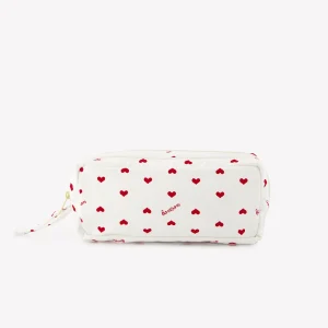 Trousse - Cœurs rouges