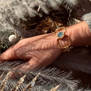 Bracelet Maille KAÏA Labradorite