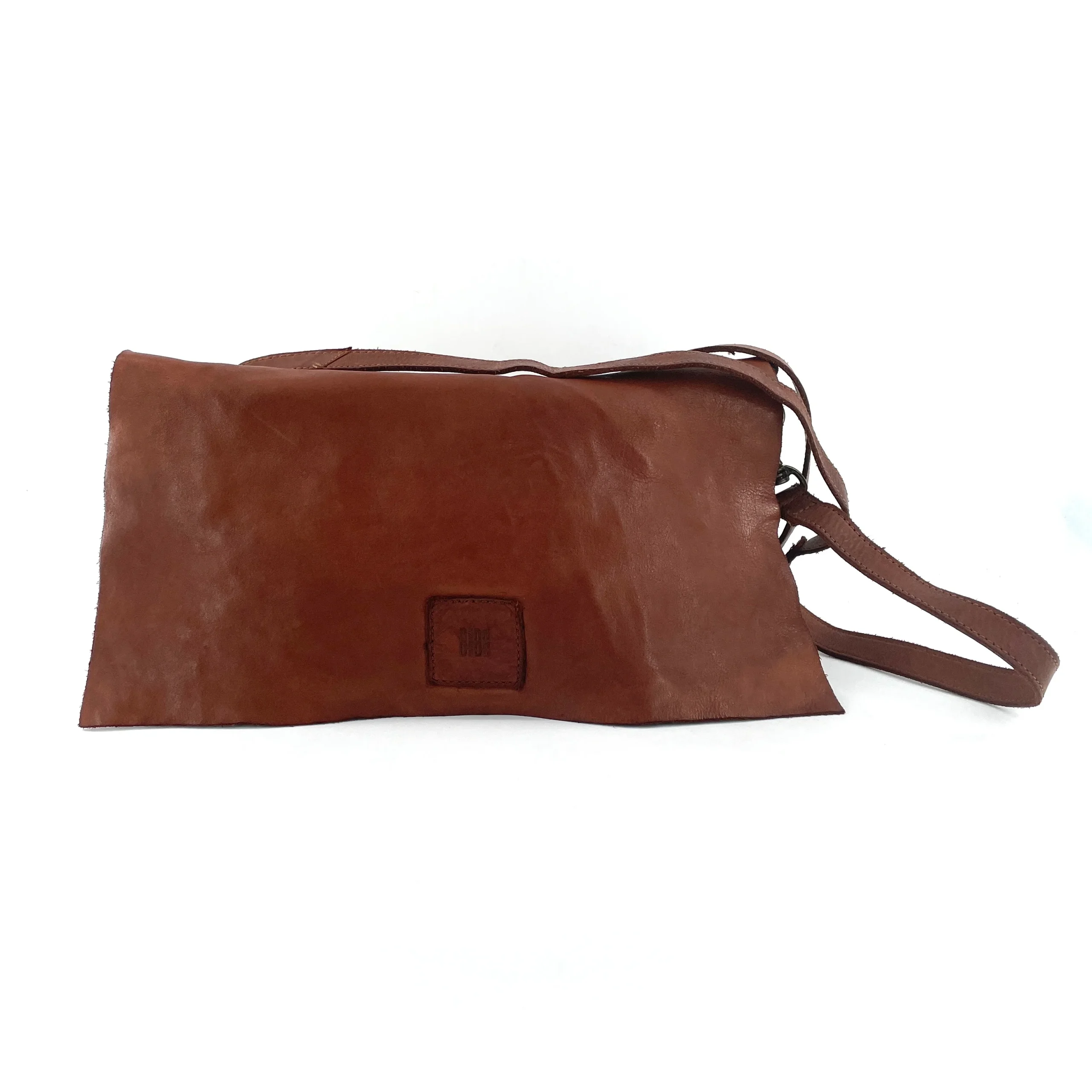 Sac Bandoulière en Cuir Lavé Camel – Image 3