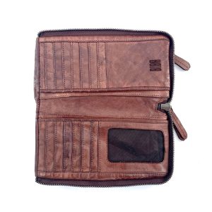 Portefeuille Cuir Marron Foncé GM