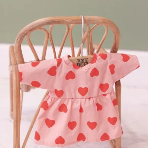 Accessoire poupon - Ensemble Faustine cœur bonton + minikane