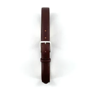 Ceinture Habillée en Cuir Marron