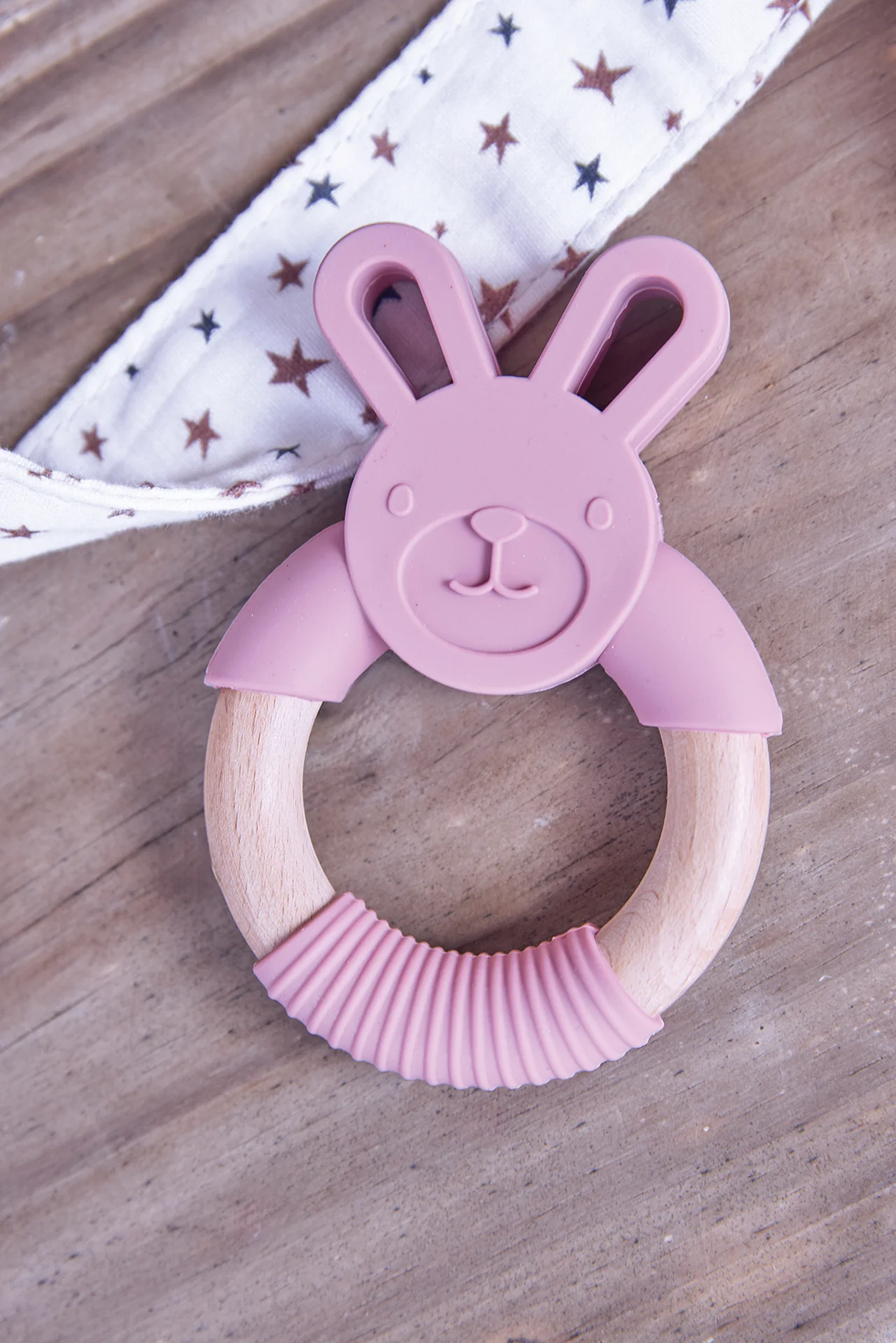 Hochet - Silicone rose – Image 2