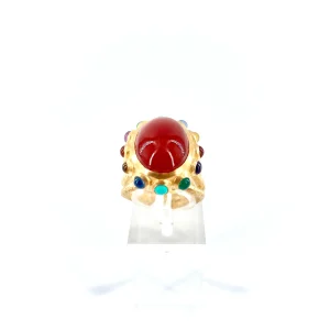 Bague ADELLA en Cornaline