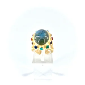 Bague ADELLA en Labradorite