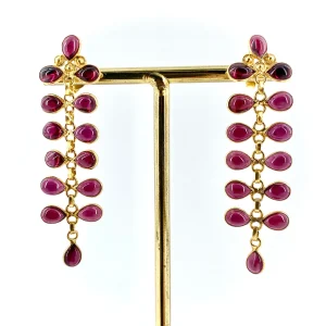 Boucles d'Oreilles BIANCA en Améthyste