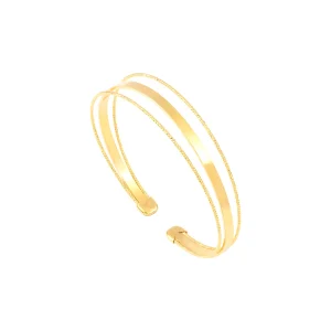 Jonc PM DISCO en Plaqué Or