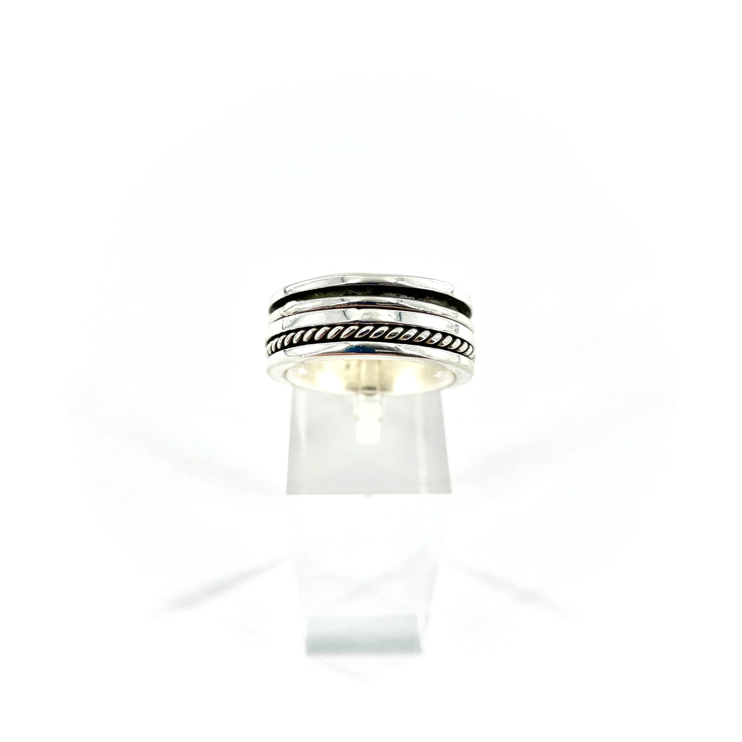 Bague Argent Multi-Anneaux – Image 3