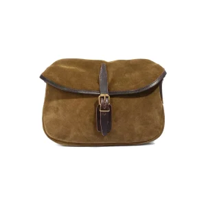 Sac MUSETTE S en Cuir Velours Tabac