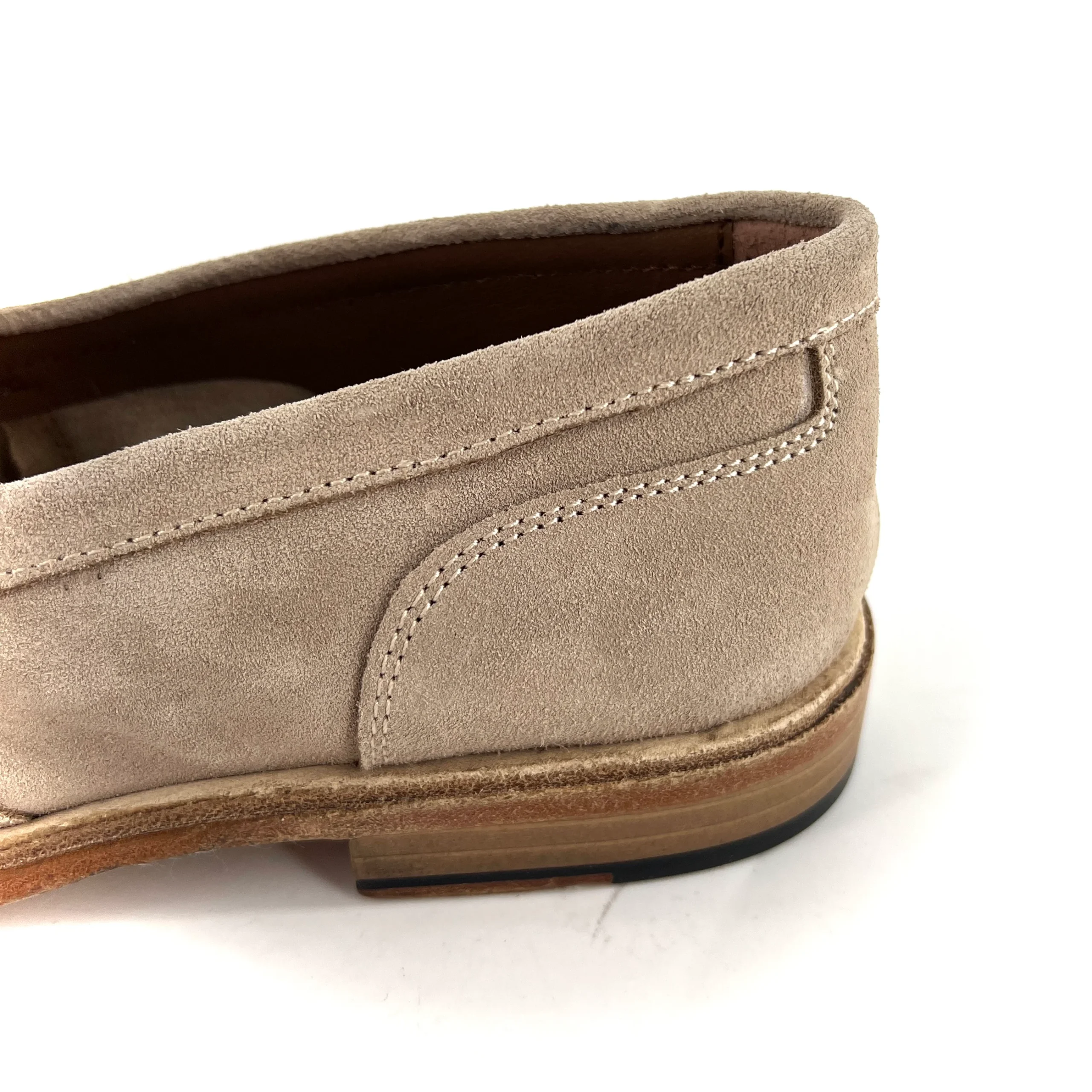 Mocassin à Pompons en Daim Craie – Image 6