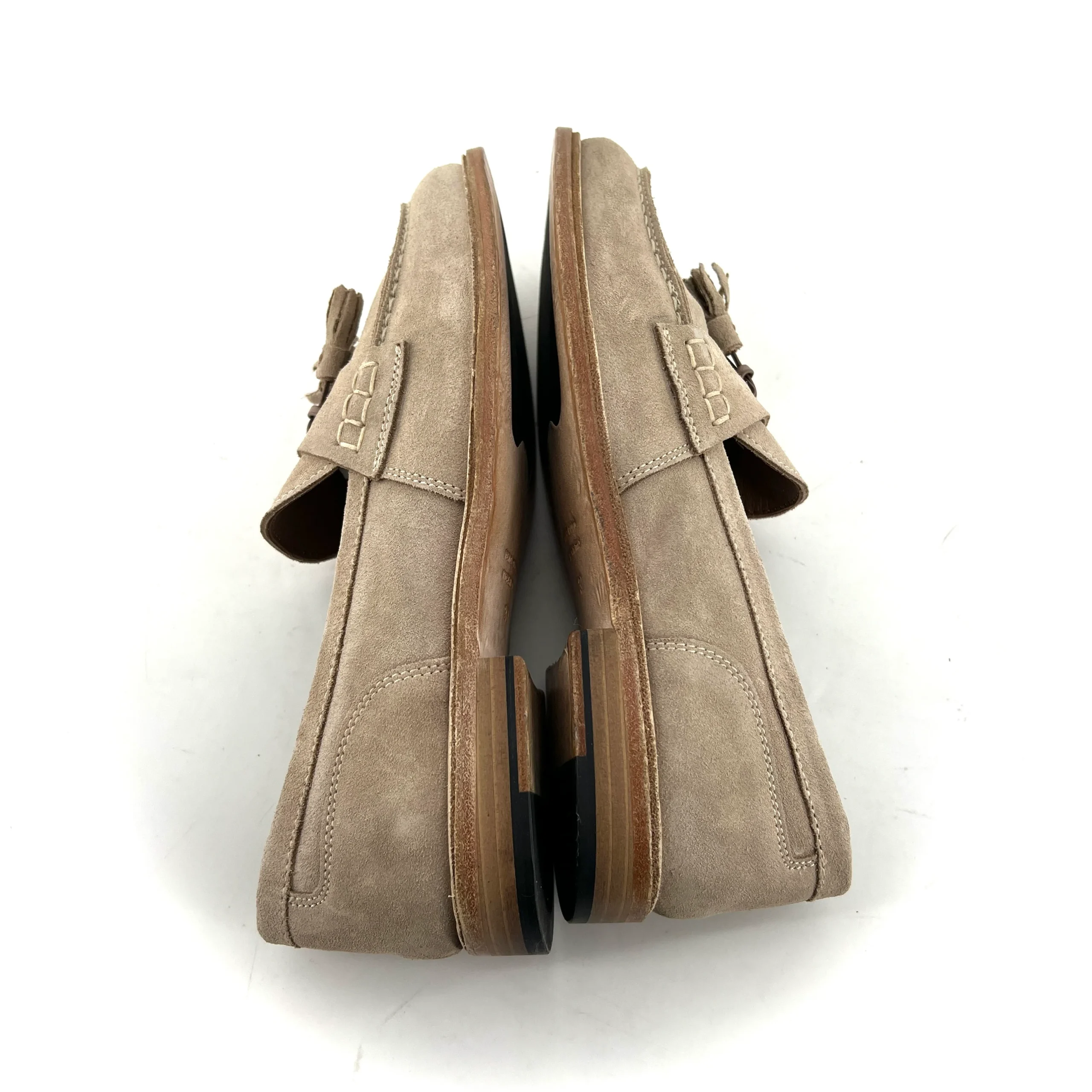 Mocassin à Pompons en Daim Craie – Image 7