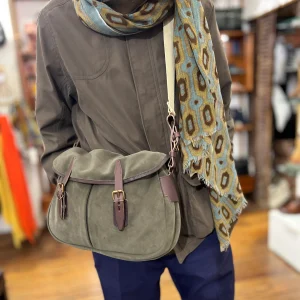 Sac MUSETTE en Cuir Velours Musk