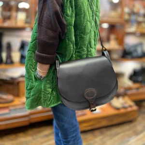 Sac Gibecière DIANE L en Cuir Marron