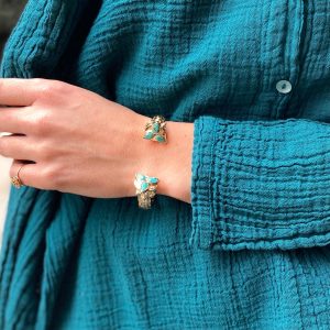 Jonc CACTUS en Turquoise