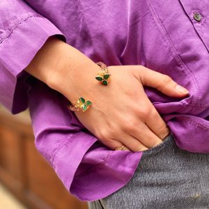 Jonc CACTUS en Onyx Vert