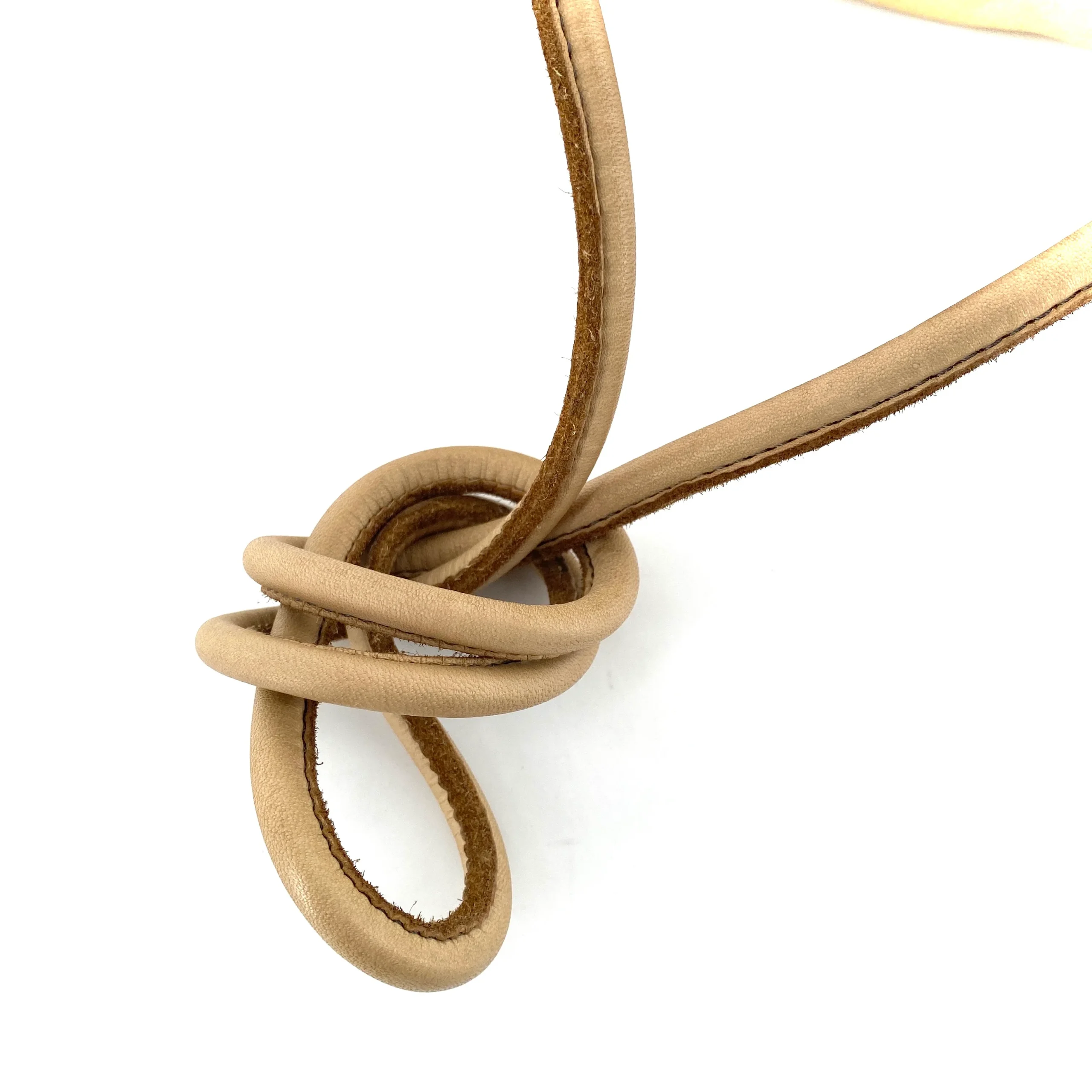 Sac CUBE en Cuir Perforé Blanc Cassé – Image 5