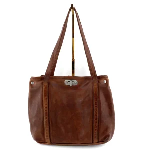 Sac WINGS en Cuir Lavé Camel