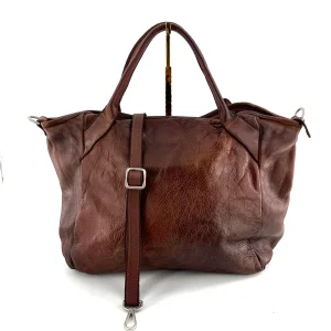 Sac GROUND FLOOR en Cuir Rusty brown