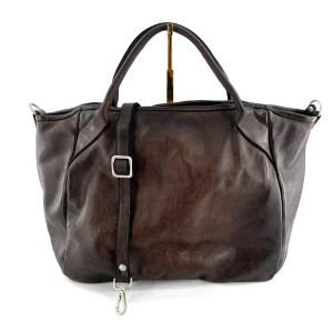 Sac GROUND FLOOR en Cuir Coffee Bean