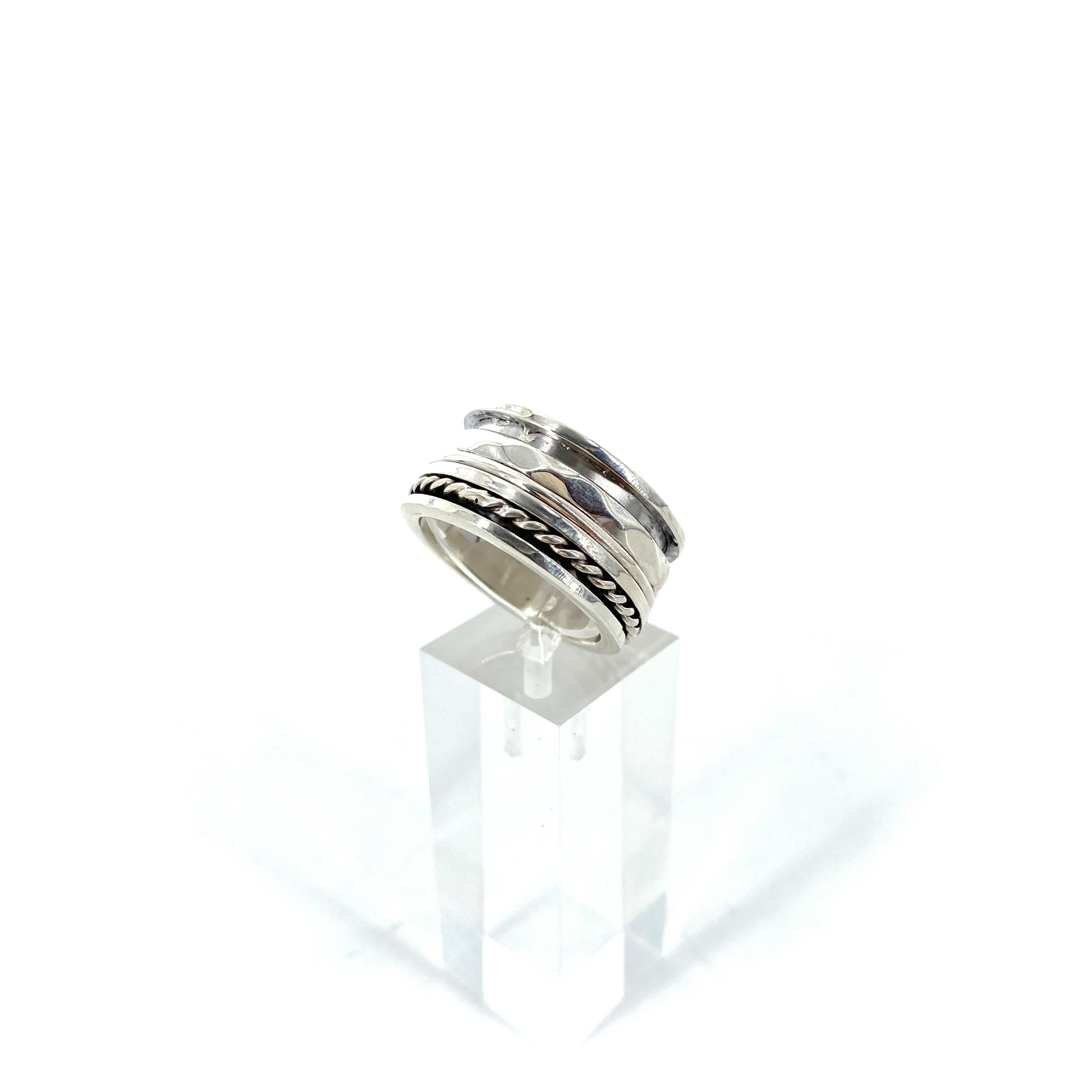 Bague en Argent Muti-Anneaux Grand Modèle – Image 4