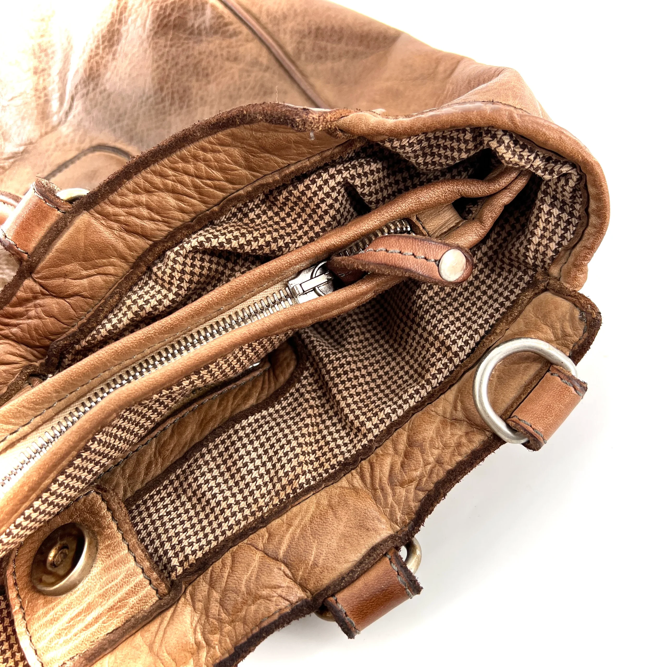 Sac TOKYO T en Cuir Taupe Dégradé – Image 6