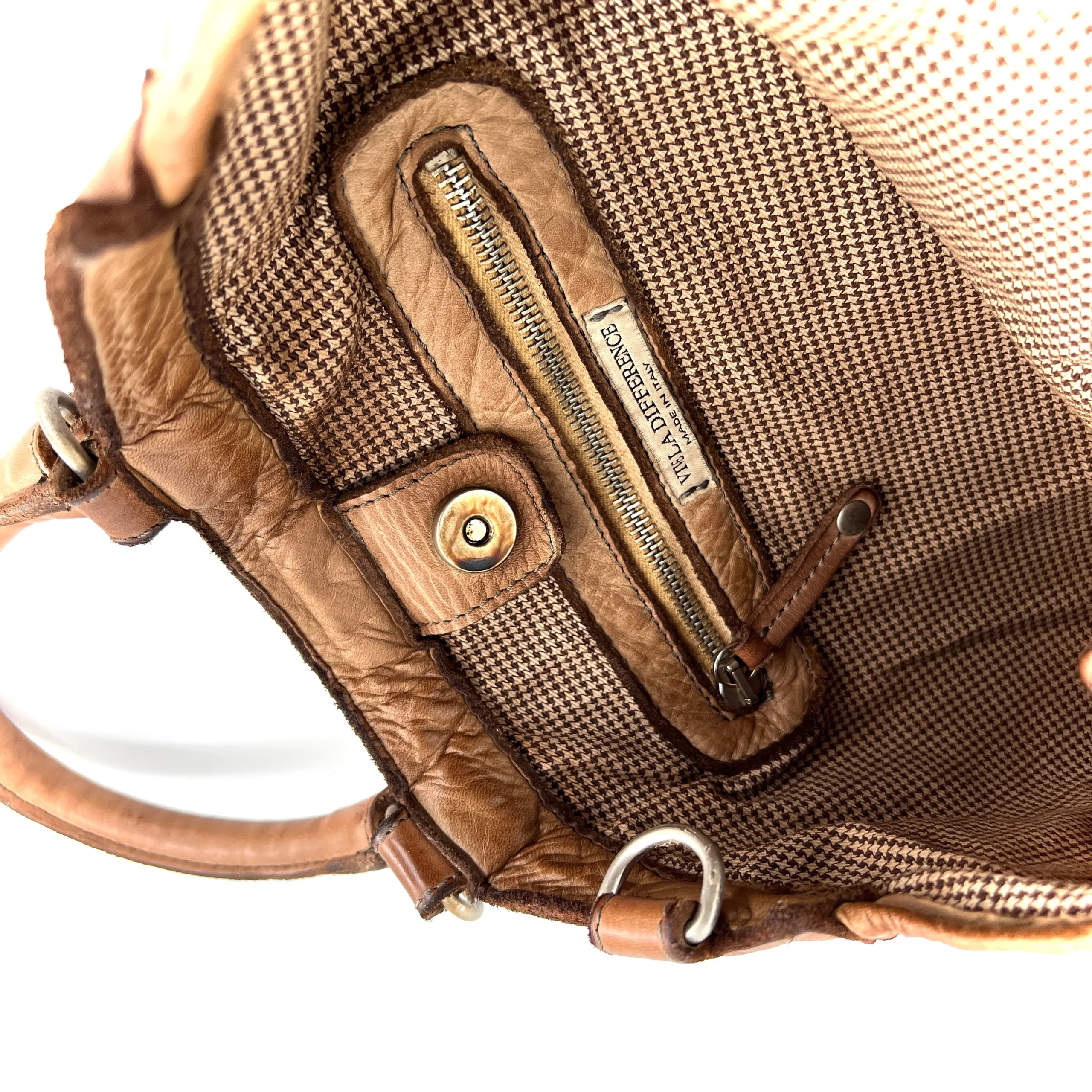 Sac TOKYO T en Cuir Taupe Dégradé – Image 7