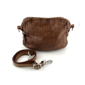 Sac MY VIVE V en Cuir Perforé Bamboo