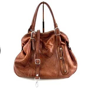Sac KIMI en Cuir Caramel