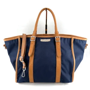 Sac HOTEL en Toile Marine et Cuir Naturel