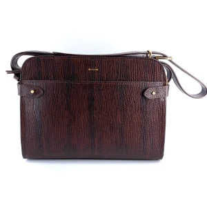 Sac SOPHIE en Cuir Imprimé Marron