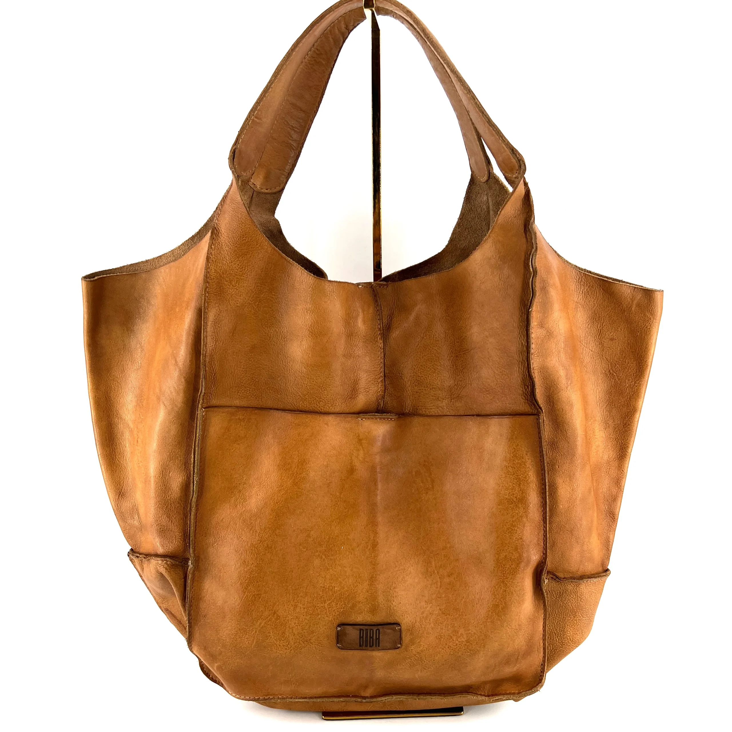 Sac Cabas en Cuir Beige