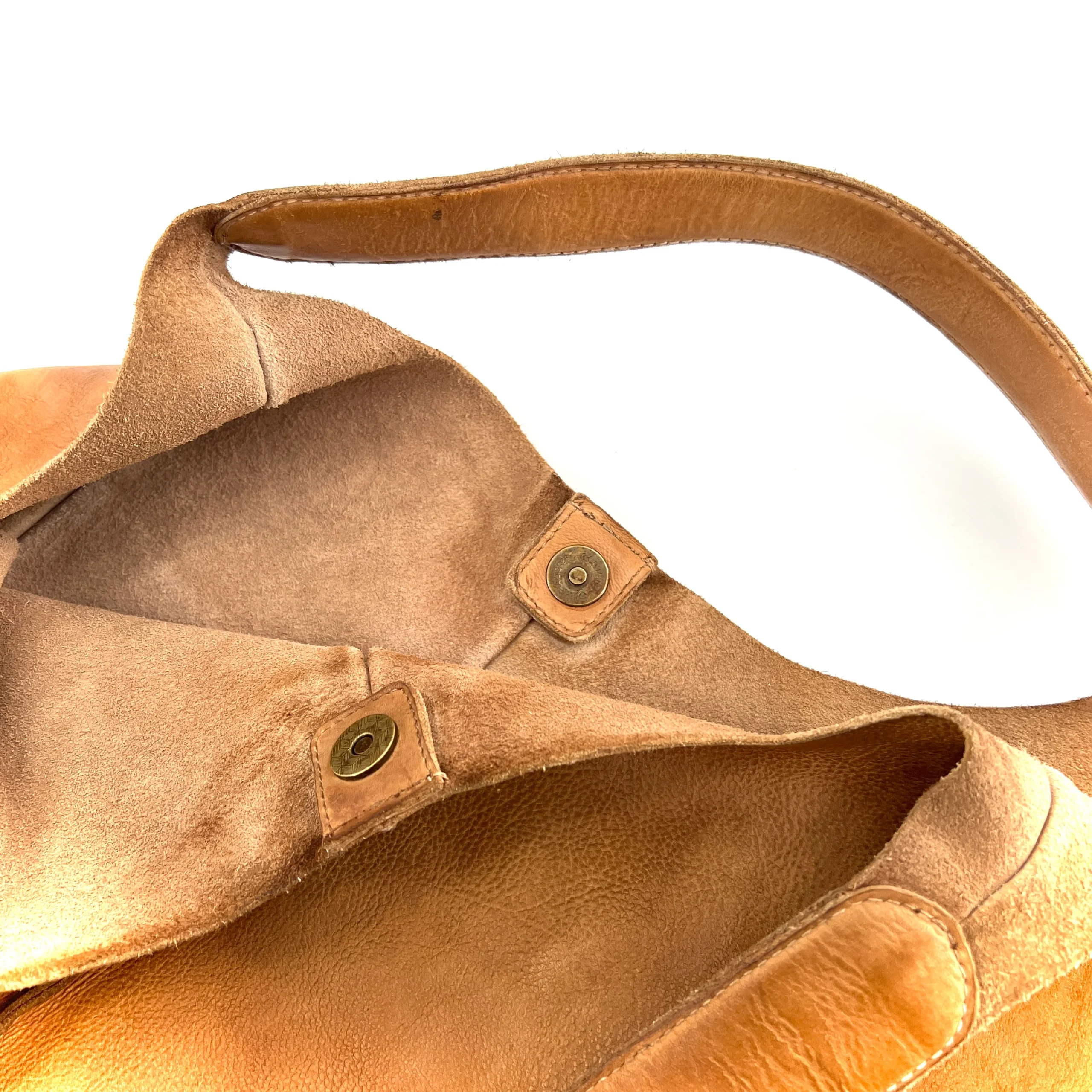 Sac Cabas en Cuir Beige – Image 3