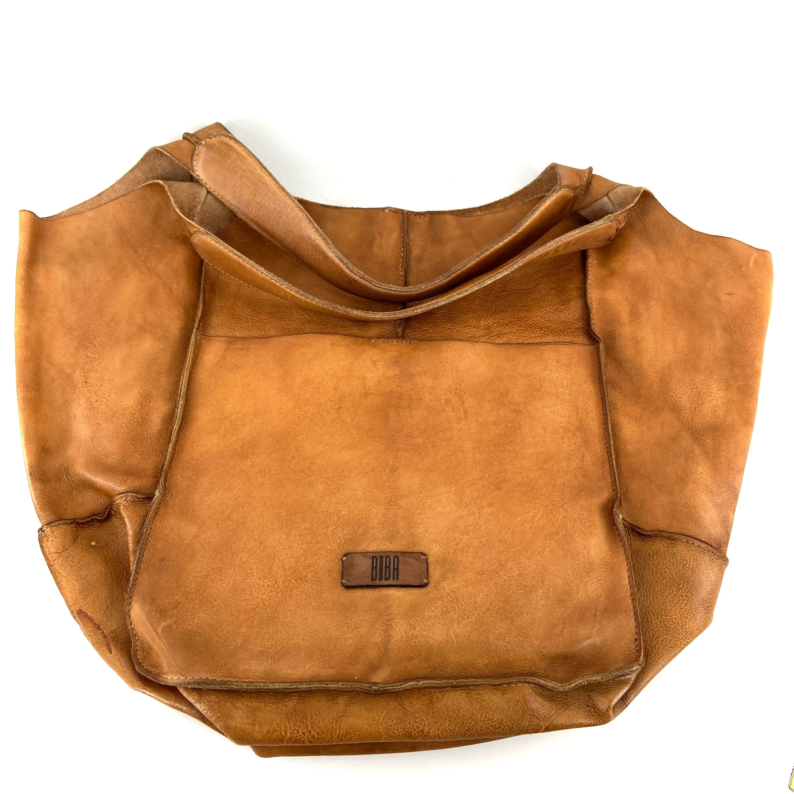Sac Cabas en Cuir Beige – Image 4