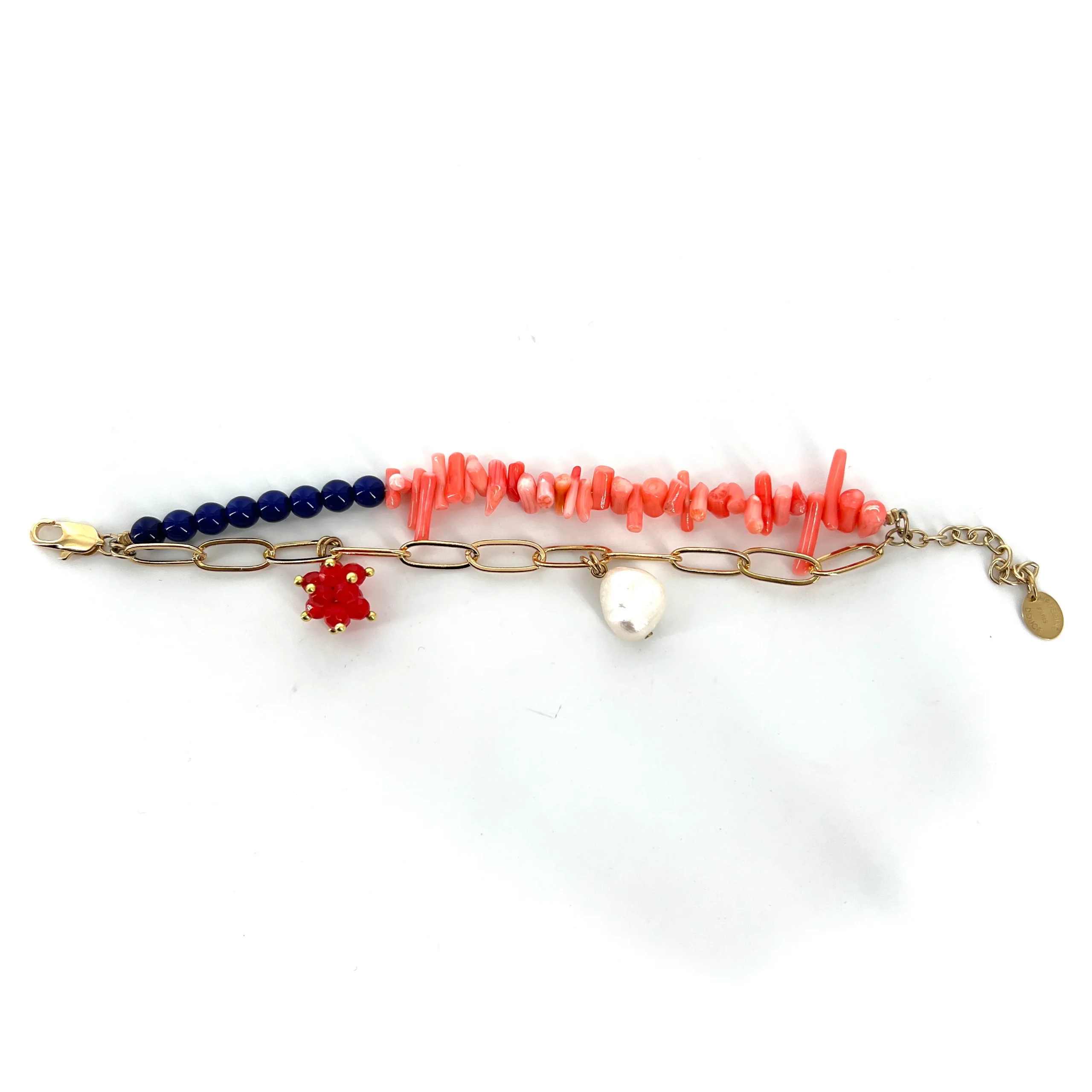 Bracelet ACAPULCO en Corail et PlaquĆ© Or ā Image 3