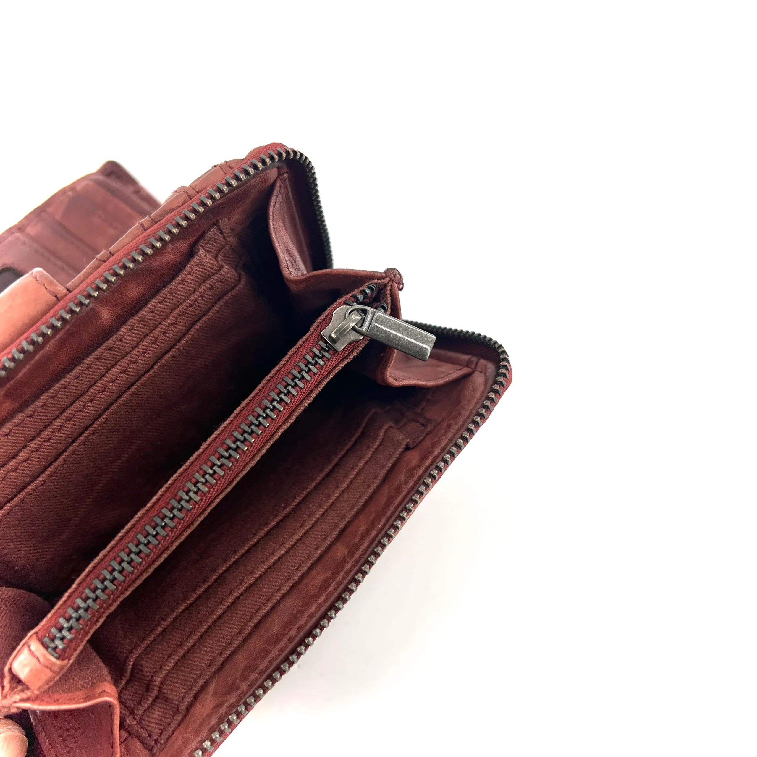 Portefeuille en Cuir Brique MM – Image 5