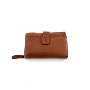 Portefeuille en Cuir Camel MM