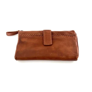 Portefeuille en Cuir Camel GM