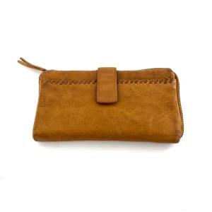 Portefeuille en Cuir Moutarde GM