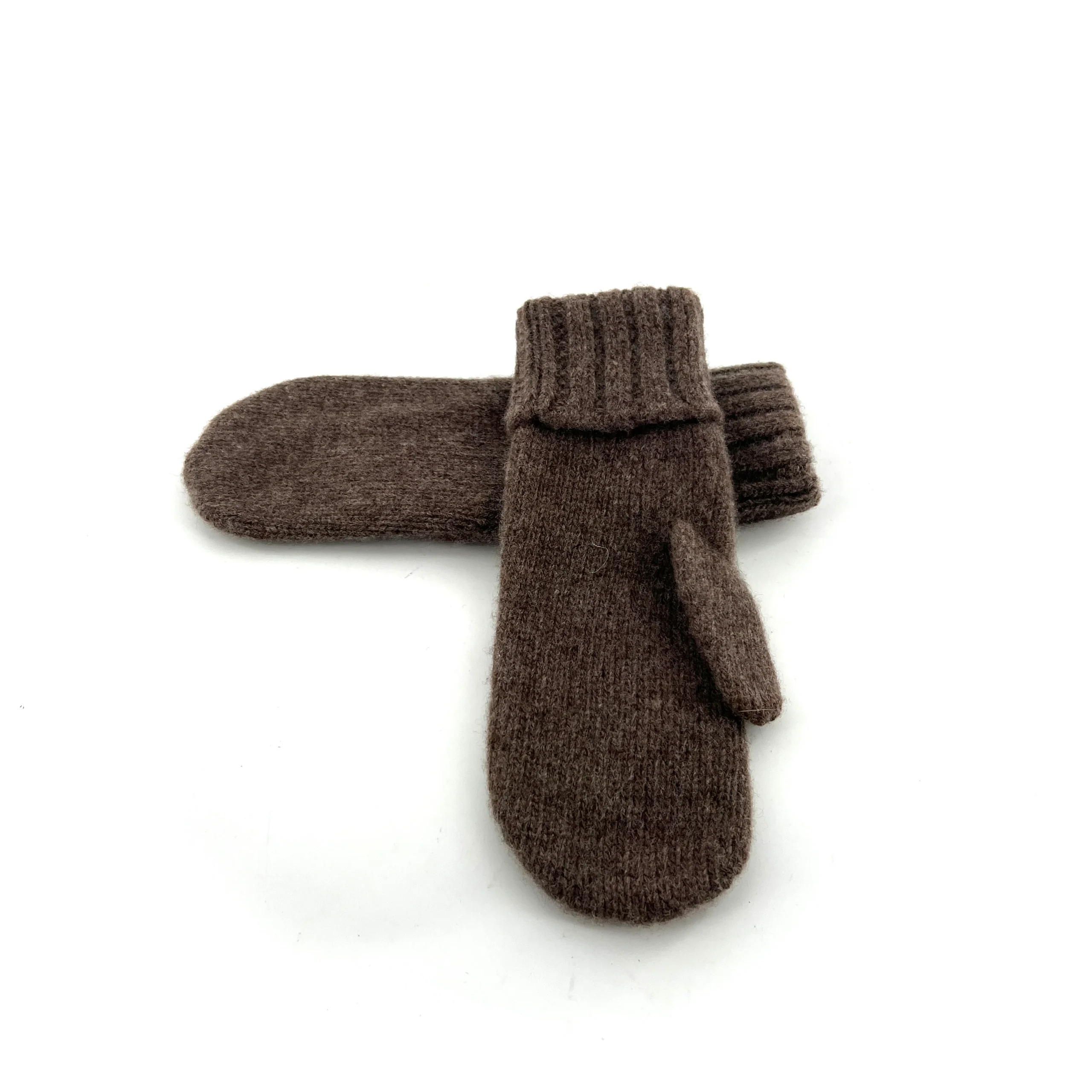 Moufles en Laine et Cachemire Taupe – Image 2