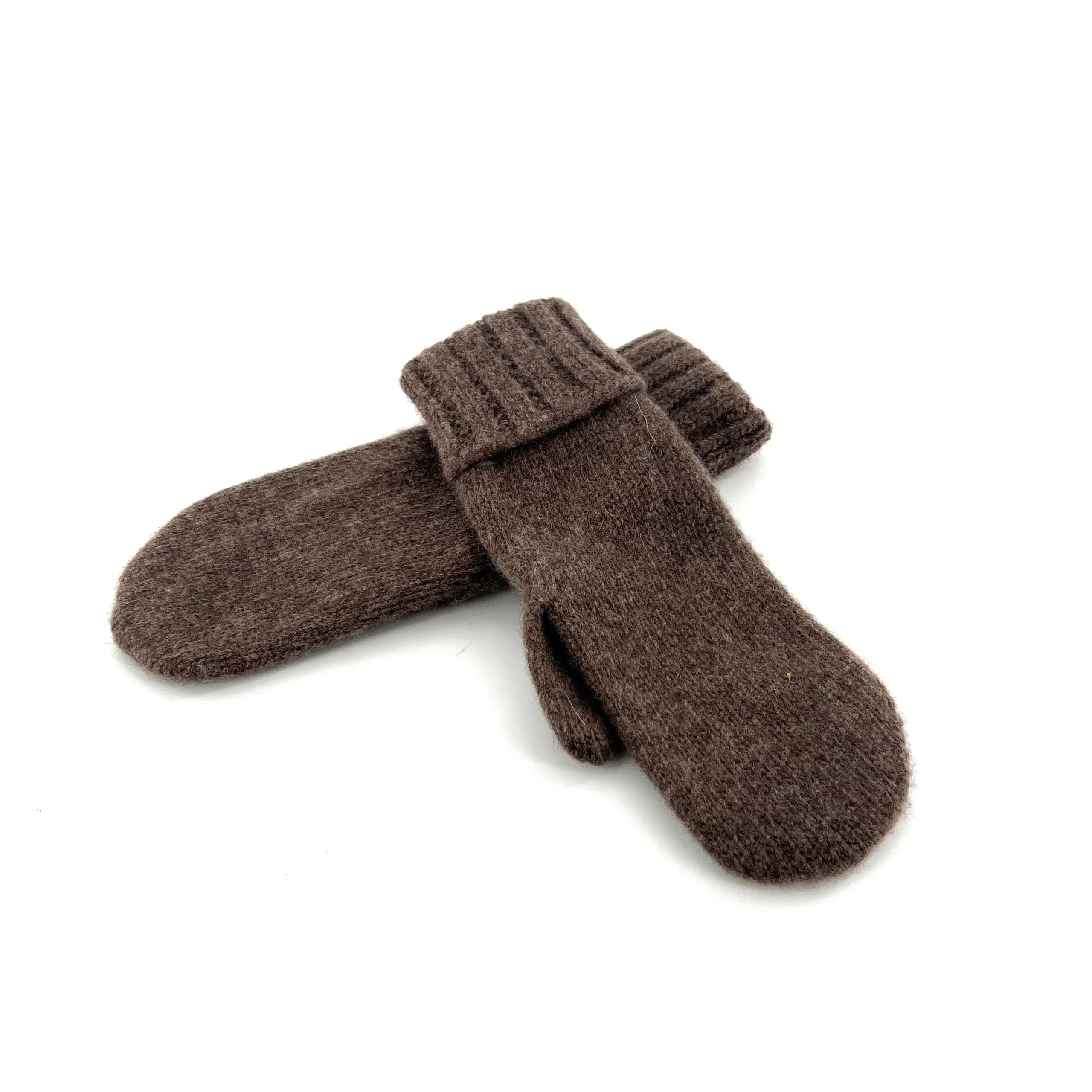 Moufles en Laine et Cachemire Taupe – Image 4