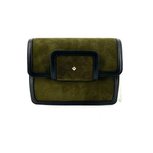 Sac LE MISCHKA en Velours Leccio / Marine