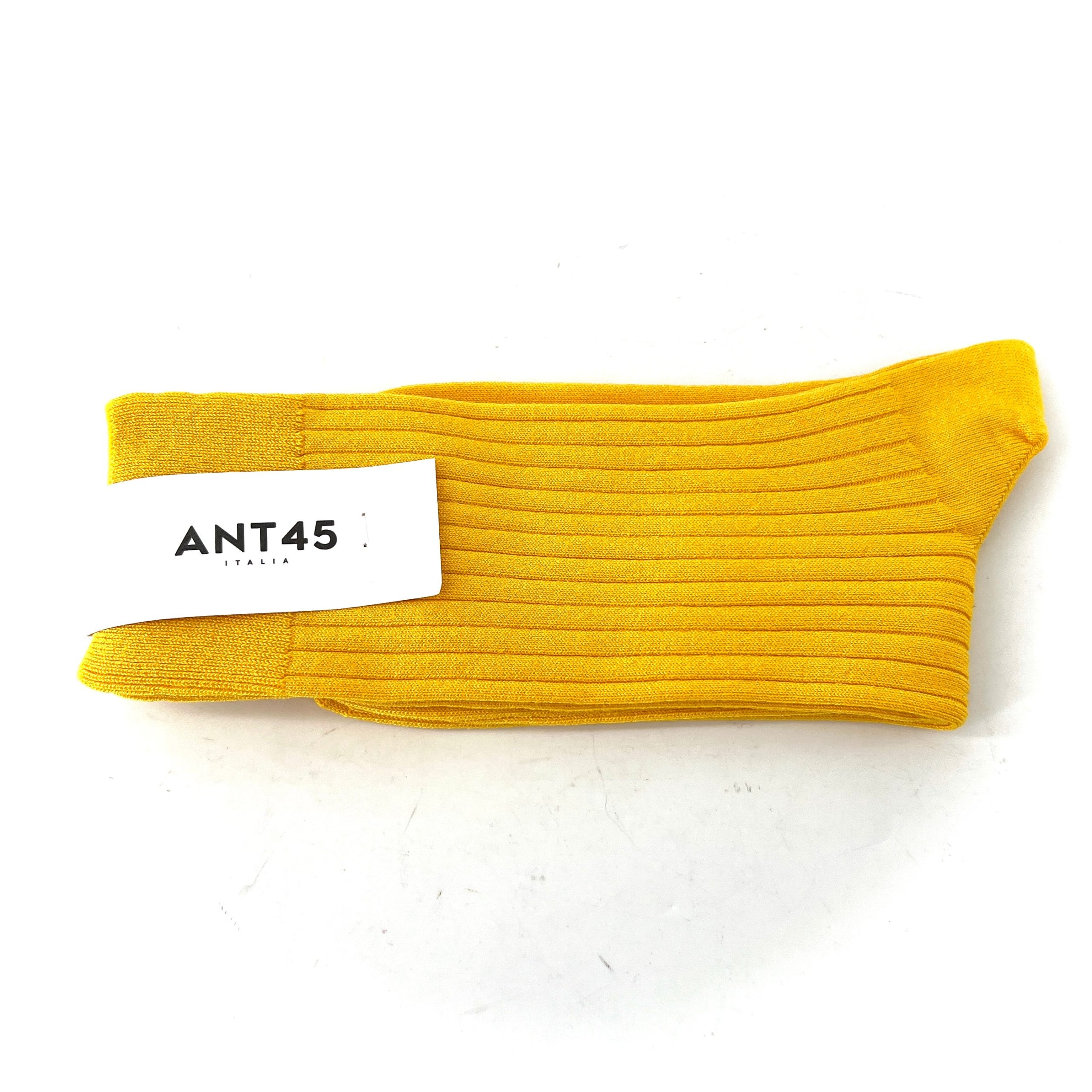 Chaussettes Côtelées Jaune